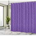thumbnail image 4 of Ambesonne Abstract Shower Curtain, Stars Network Lines Dots, 69"Wx75"L, Blue Violet Pink Yellow, 4 of 4