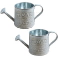 thumbnail image 1 of Metal Flower Vase Farmhouse French Buckets with Handle Milk Can Vase, 1 of 4