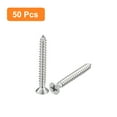 thumbnail image 3 of Tornillos de madera Uxcell #4x1", paquete de 50 tornillos Phillips autorroscantes de acero inoxidable 304, 3 of 5