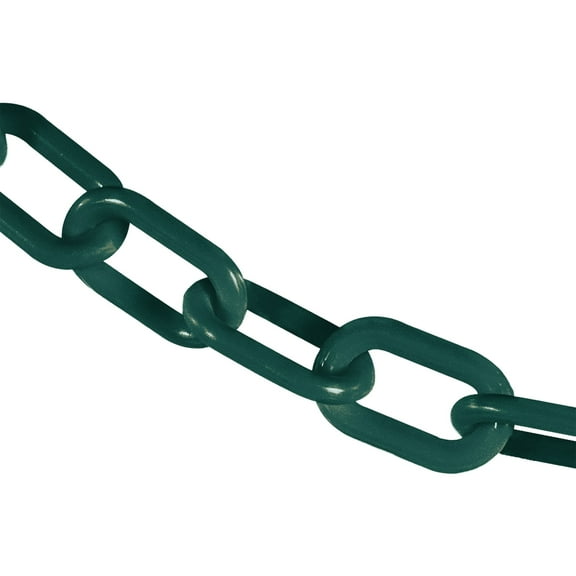 2 Inch x 50 Feet Evergreen Heavy Duty Plastic Safety Chain