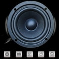 thumbnail image 3 of 2.5Inch Subwoofer 15W 4Ohm Metal Horn Subwoofer for Small Home Amplifiers and Audiophiles Sound Claritys Loudspeaker, 3 of 10
