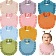 Baby Bandana Drool Bibs for Boys Girls Adjustable Baby Bibs for Teething and Drooling Multi-Use Scarf Bibs