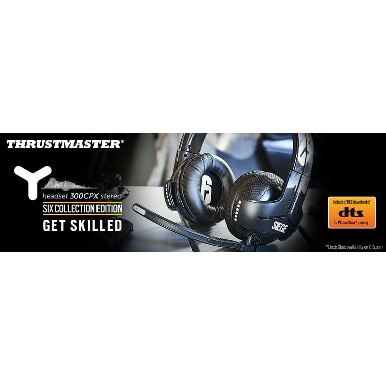 Rainbow Y-300CPX Six Thrustmaster Gaming Edition Includes Collection Headphone:X! Free Black. DTS Headset,