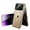 gold, variant on Full Body Case for iPhone 13 Pro Max Magnetic Case with Anti-Peeping Privacy Protection Screen Protector Metal Frame Camera Lens Protection Shockproof Double Sided Rugged Case,gold