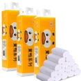 thumbnail image 4 of Paquete de 14 de papel higiénico suave, rollo de papel suave altamente absorbente, papel de baño de 4 capas, servilleta de papel de cocina para Baoblaze Papel higiénico suave para el hogar, 4 of 8