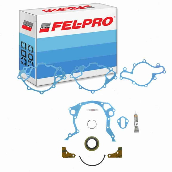 Fel-Pro Engine Timing Cover Gasket Set compatible with Ford F-150 5.0L 5.8L V8 1979-1996
