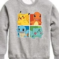 thumbnail image 3 of Pokémon - Partner Squares - Youth Crew Fleece Sweatshirt, 3 of 5