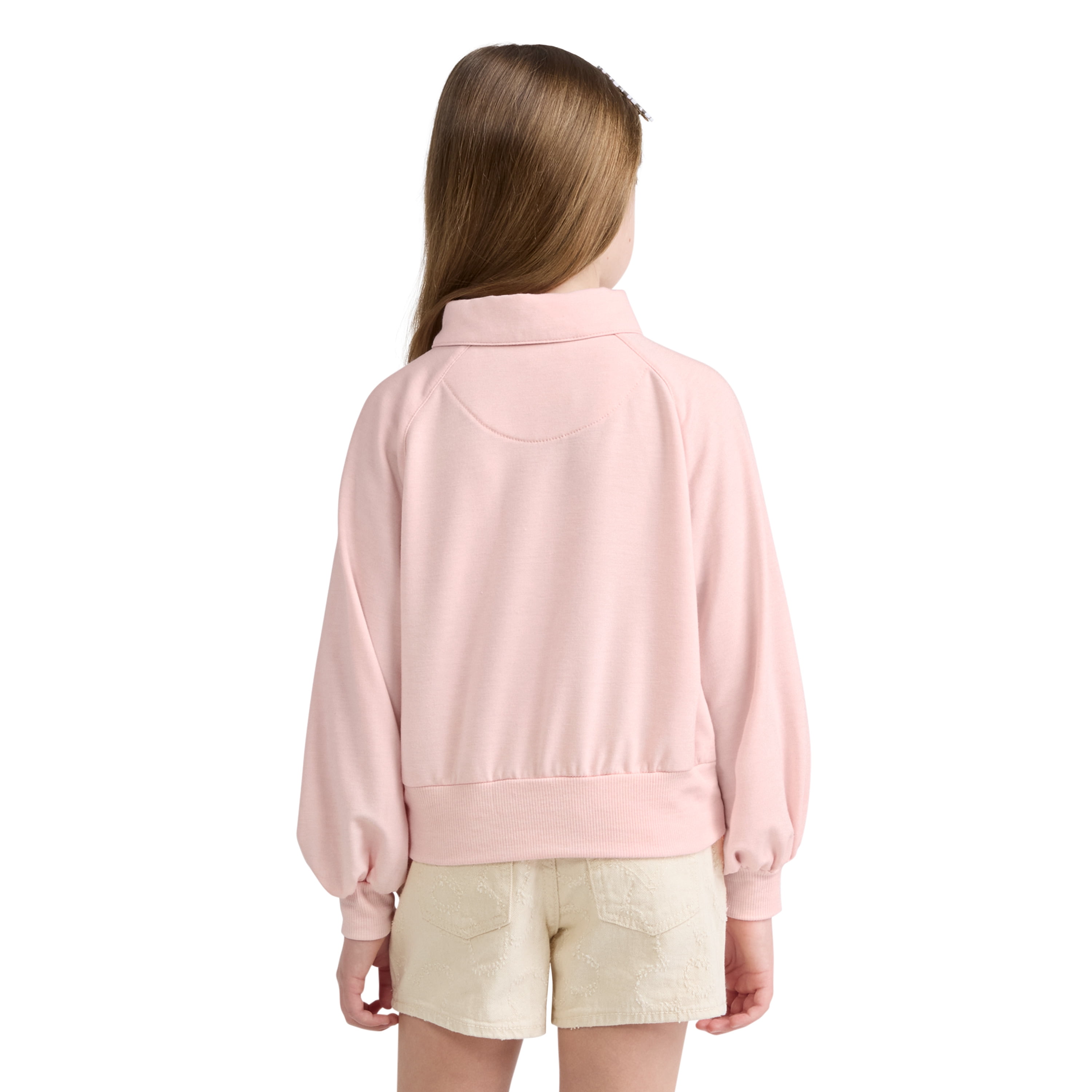 Levi's Girls Long Sleeve Collar Sweatshirt, Sizes 4-16