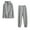 Gray, variant on Brilliant Womens Plus Size Clearance Fall Women Color Hooded Sweatshirt and Pant Tracksuit Sport Suit