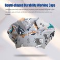 thumbnail image 1 of Operating Hats Nurses Long-time Service Gourd-shaped Pure Color Button Professional Assorted Colors Multifunctional Working Caps G-15, 1 of 5