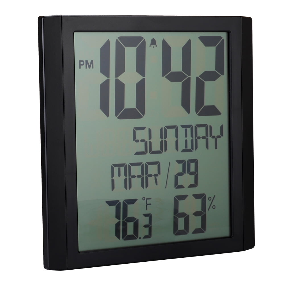 1 Pc Electronic Calendar Clock Digital Wall Clock without Battery ...