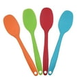thumbnail image 4 of 1 Pcs Silicone Spatula Spoon Set,Heat Resistant Spoonula and Flexible Scrapers for Baking Mixing,Non-Stick Kitchen Utensils,Seamless Soft Cooking Scoop,Serving Spatula for Bowls,Cookware(Orange), 4 of 4