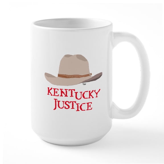 CafePress - Kentucky Justice Large Mug - 15 oz Ceramic Large White Novelty Mug