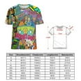thumbnail image 2 of Scooby Doo Womens T-shirts Crewneck Shirts Blouse Short Sleeve Tee Shirts Girls Tops S, 2 of 8