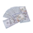 thumbnail image 1 of Objetos en dólares estadounidenses Jugar Diversión Simular dinero en efectivo Objetos de denominación de objetos Multicolor Hugo Prop de dólares de EE. UU., 1 of 7