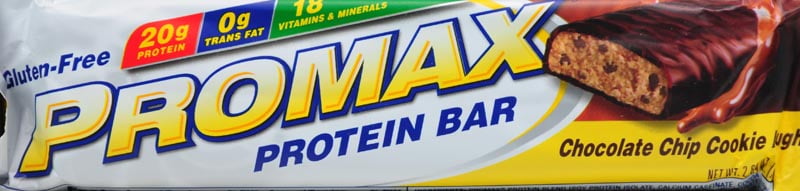 ***Discontinued***Promax Energy Bar Chocolate Chip Cookie Case of 12 2.64 oz
