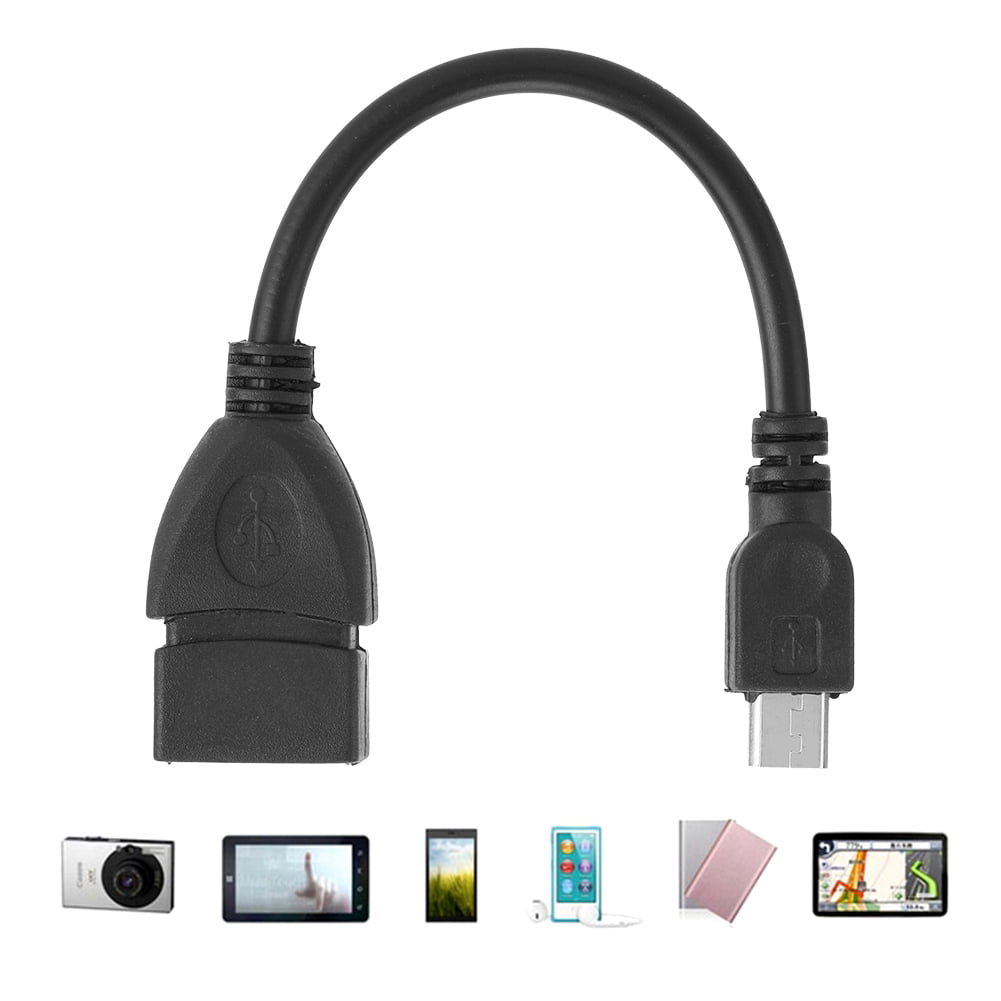 Mgaxyff OTG Android Cable Converter,Mini Android Mobile Phone OTG Connect Cable Date Adapter V8 Interface Micro USB to USB Female