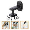 thumbnail image 5 of TOYMYTOY Families Rotatable 8-claw Wall Hook Black ABS 1Set, 5 of 8