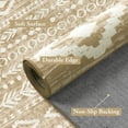 thumbnail image 3 of Moynesa 5'x7' Area Rug for Living Room Farmhouse Moroccan Washable Rugs Large Rustic Tribal Indoor Carpet Foldable Non-Slip Bedroom Rug for Entryway Playroom Kitchen Bathroom Office,White Khaki, 3 of 8