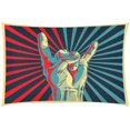 thumbnail image 3 of ZHANZZK 3 Piece Bedding Set Hand Rock N Roll Sign Twin Size Duvet Cover with 2 Pillowcase for Home Bedding Room Decoration, 3 of 5