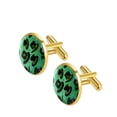 thumbnail image 2 of Saint Patrick's Day Elegant Dress Shirt Clip and Cufflinks Set, Stainless Steel Men's Cufflinks - Suitable for Formal Attire - for Wedding Events, 2 of 6