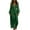 Green, variant on Long Sleeve Jumpsuits for Women Dressy Formal Wrapped Deep V Neck One Piece Romper Wedding Guest Jumpsuit Elegant
