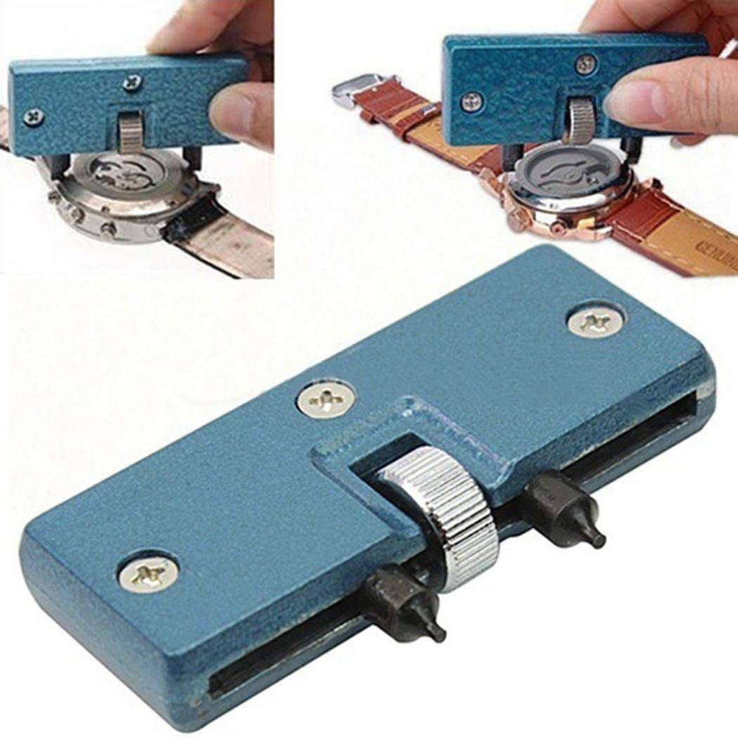 Anchor Adjustable Watch Back Case Cover Opener Remover Wrench Repair Kit Tool US