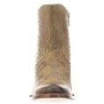 thumbnail image 5 of Lucchese Womens Harley Cowhide Floral Studded Round Toe Cowboy  Ankle Dress, 5 of 5
