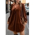 thumbnail image 6 of Ahlaray Velvet V-Neck Dress: Timeless Elegance for Women, 6 of 8