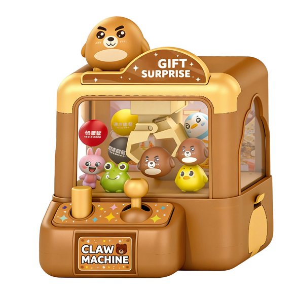 TIELUTT Machine Mini Vending Machines Animal Theme Game Party Ideas Birthday Jokes Carnival Play Mat Educational Games 2 Years Pacifier Months Wooden Gymnasium