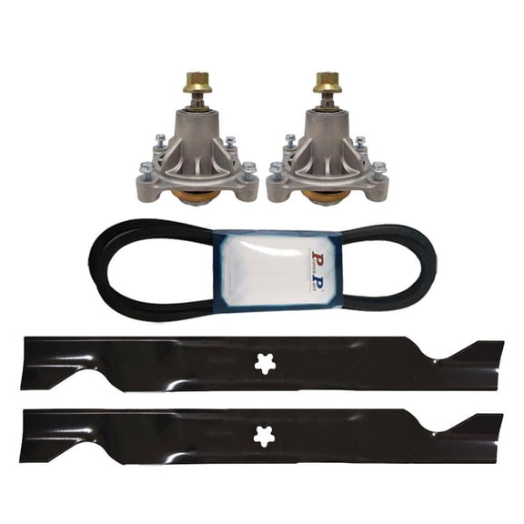 Proven Part Lawn Mower Deck Rebuild Kit Blades Spindles Belt For 532174356 95-070 532405380 539117245