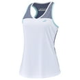 thumbnail image 4 of Babolat Women's Play Tank Top - White/Blue Heather (X-Large), 4 of 5