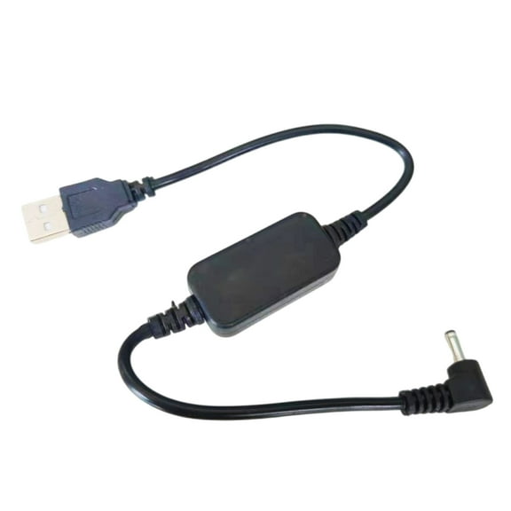 90 Degree DC3.5mm to USB 2.0 Charging Cord 5V To 12V Converter For Small Electronics 1 Pack