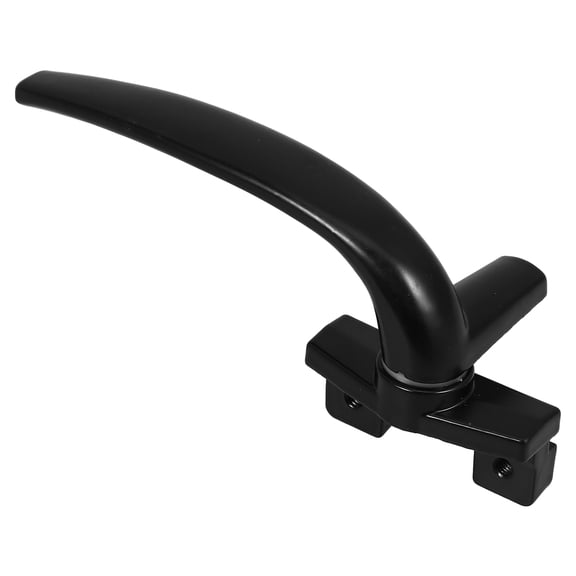 Pretyzoom Black Metal Window Handle Replacement for Casement Doors Durable Aluminum Alloy Design