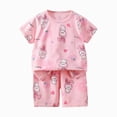 thumbnail image 3 of Gerichy Toddler Baby Boy Clothes 6-Pieces Short Sleeve Dinosaur T-shirt Shorts Set 3 6 12 18 24 Months 2T 3TKids Summer Casual Outfit, 3 of 7
