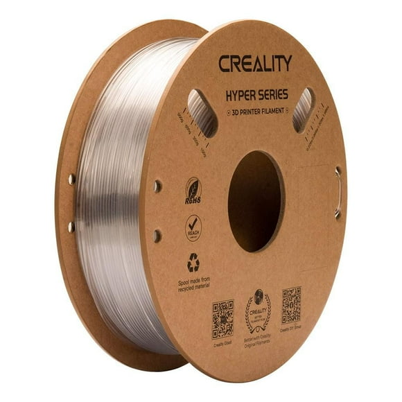 Filament d'impression 3D Creality Hyper Series PETG 1 kg, transparent