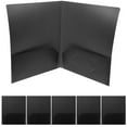 thumbnail image 5 of WHAMVOX 6 PCS A4 Folder Versatile and Practical Folders Office 29.00X24.00X0.10CM Black, 5 of 8