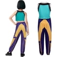 thumbnail image 4 of Satmonnus Popular Singers Costumes,Halloween Anime Cosplay Costume for Movie Fans Halloween Party Cosplay Dance Stage Outfit Set, 4 of 5