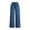 Dark Blue, variant on SwiftWear Women's Cute Bow Decor Wide Leg Jeans High-Waisted Baggy Denim Pants Casual Vintage Style Jeans XS-XL