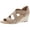 Beige, variant on STYLE & COMPANY Womens Light Blue Padded Strappy Zaddie Almond Toe Wedge Slip On Espadrille Shoes 7 M