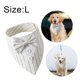 thumbnail image 2 of Bandana de boda para perro, collar para perro con pajarita, disfraz de cumpleaños, esmoquin ajustable para fiesta de mascotas, rayas blancas, 2 of 5