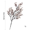 thumbnail image 3 of Ramo de flores de seda artificiales con flores de ciruelo y paniculata | Centro de mesa floral artificial realista con tallos flexibles, 3 of 6