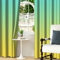 thumbnail image 5 of Lfeey Green and Yellow Blackout Curtains for Bedroom Living Room, Grommet Curtains for Light Blocking, 52x96 Inches, 2 Panels, 5 of 6