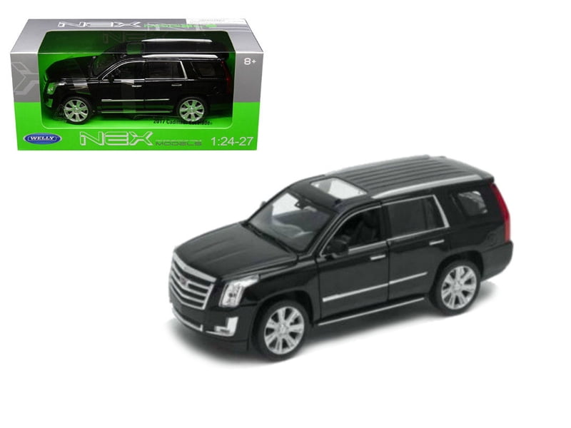 2017 Cadillac Escalade with Sunroof Black 1/24-1/27 Diecast Model Car by  Welly