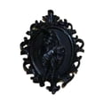 thumbnail image 1 of Decoración de pared gótica, escultura de pared, decoración de Halloween, adorno de regalo vintage Negro, 1 of 9