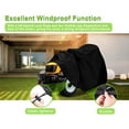 thumbnail image 5 of NASUM Riding Lawn Mower Tractor Cover Fits Decks Up to 72 x 54 x 46 inches, 420D Waterproof Anti UV Garden Protector, Black, 5 of 7