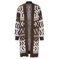 thumbnail image 5 of Vestes Cardigan Longues pour Femmes Ouvert devant Maxi Long Cardigan Tricoté pour Femmes Mode Automne 2022, 5 of 5