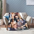 thumbnail image 5 of Tom Hiddleston Blanket Soft and Warm Lightweight Fluffy Throws Blankets Rug Carpet Gift for Beach Yoga Bedroom Living Room Decoration Sofa Camping Trip Dorm Decor All Season, 5 of 6