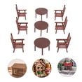thumbnail image 4 of MasteelfCA 4 Sets Mini Table Chair Set Furniture Model Mini House Living Room Accessory, 4 of 8