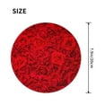 thumbnail image 3 of Disketp Red Rose Small Mouse Pad 7.9x7.9 Inches,Washable Round Mousepad For Office Laptop Computer,Non-Slip Rubber Base Mouse Pads For Wireless Mouse, 3 of 9